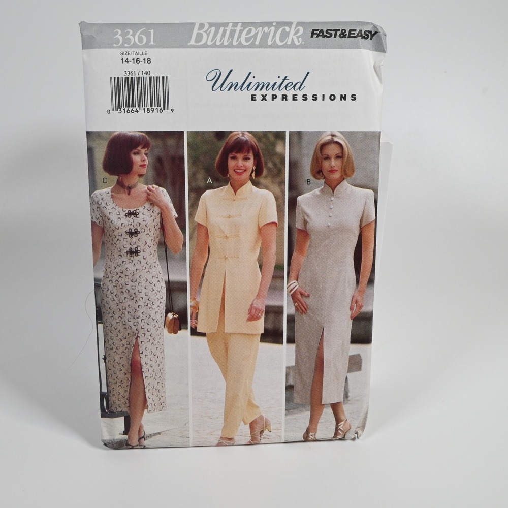 Butterick 3361 Sewing Pattern Women Size 14-18 Uncut Factory Folded
